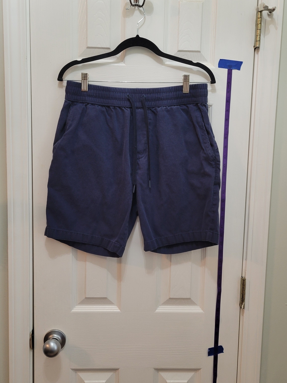 UNTUCKit Men's Navy Drawstring Casual Athletic Shorts